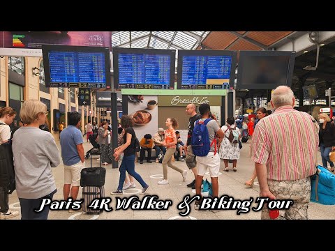??4K Paris Gare de Paris Saint - Lazare -13 Rue d'Amsterdam,75008 Paris l june 2022#voyage#travel
