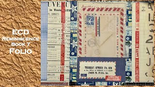 Folio Journal Using Reminiscence Book 7  - Elizabethcraftdesigns