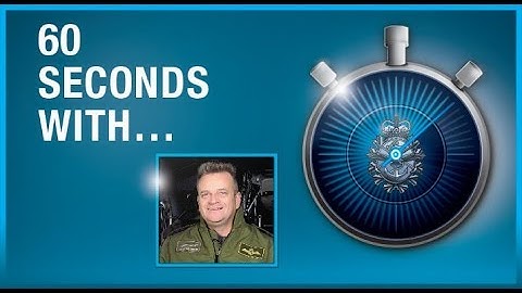 60 Seconds With Major Erik Weigelin