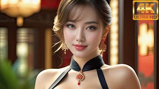 4K Ai Girl Lookbook - Sophia's Eastern Elegance: Ai Girl In Chinese Culinary Luxury