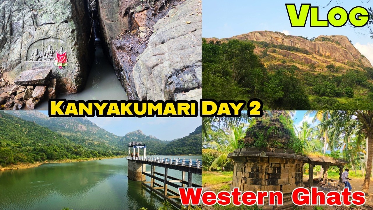 Kanyakumari Day 2 Travel Vlog | No Crowd, Only Nature😲 | Hidden Places Around மேற்குத் தொடர்ச்சி மலை