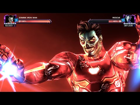 ZOMBIE Iron Man | What If | MCOC | Special Attacks and Moves Gameplay | Marvel Contest of Champions