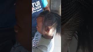 #freehand braiding tutorial #learning to braid natural hair with me