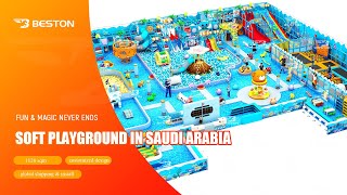 BESTON 1296㎡ Indoor Soft Playground Installation in Saudi Arabia screenshot 5