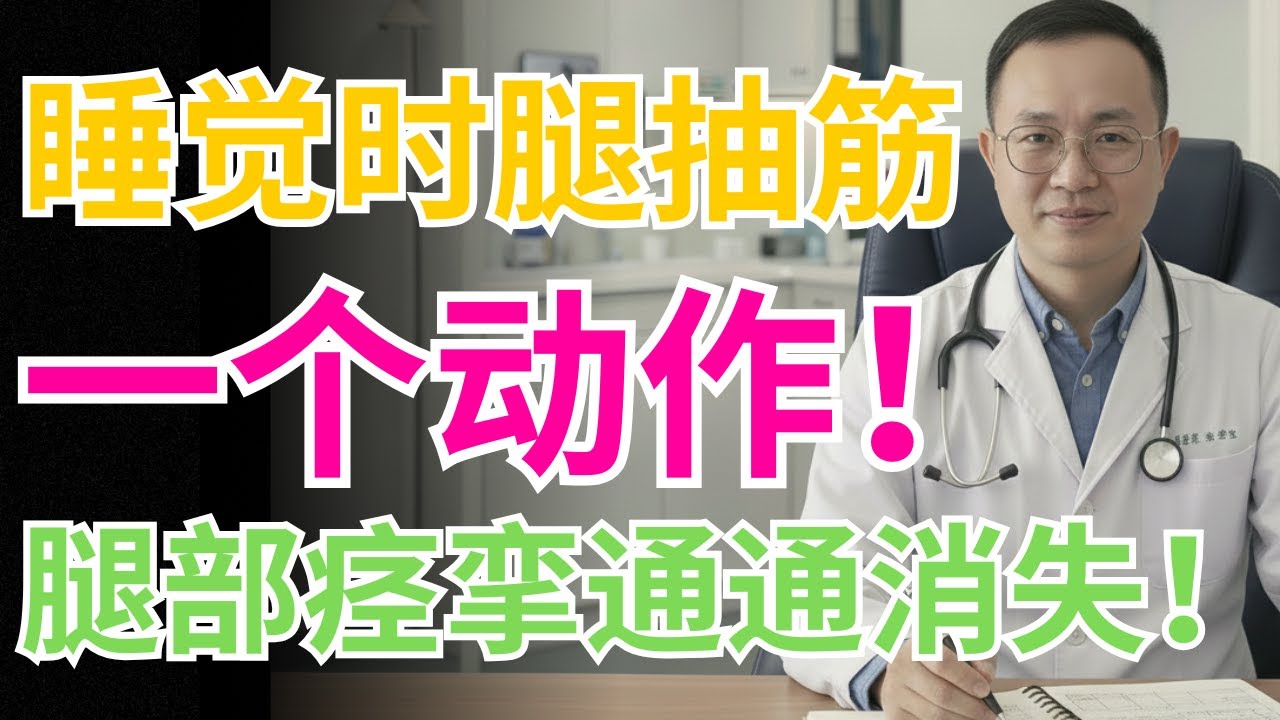 医师提醒：半夜腿抽筋多半不是缺钙，先确认3大元凶