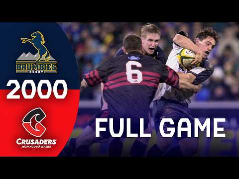 SUPER 12 CLASSIC FINAL | 2000 Brumbies v Crusaders