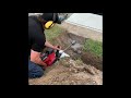 Milwaukee tools cordless 134 sds max in action