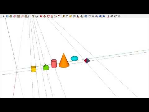 Урок 3 конус, бублик, сфера, пирамида и другие геометрические фигуры в SketchUp.