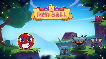 Red Bounce Ball: Jumping and Roller Ball Adventure ( Level 11 - Level 20 )