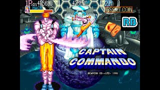 1991 [TAS 60fps] Captain Commando (World) 492520pts Mack Nomiss ALL