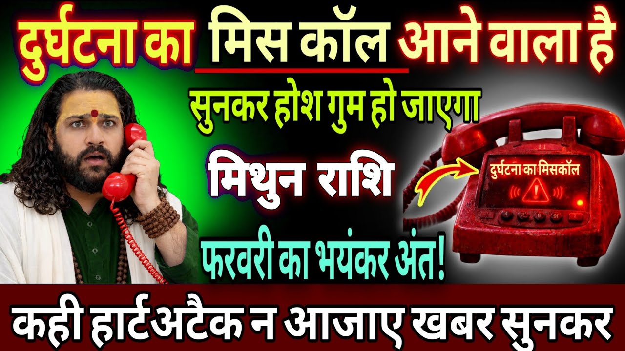 मिथुन राशि, 27,28,फरवरी, दुर्घटना का मिस कॉल आने वाला है सुनकर होश गुम हो जाएंगे