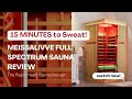 Meissalivve Full Spectrum 1 Person Infrared Sauna reviews: The Compact Beast That Fits Anywhere!