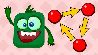 Jump From One Waypoint To Another | Simple Moving Cycle Or Loop For 2D Game Made With Unity Software