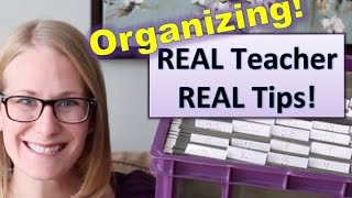 CHEAP CLASSROOM ORGANIZATION IDEAS!