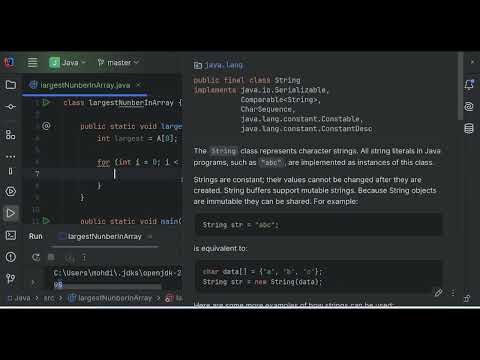 Finding the Largest Element in an Array in Java | Java Tutorial for Beginners
