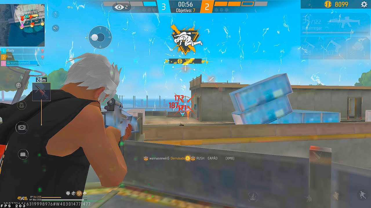 HIGHLIGHTS EM 4x4 APOSTADO! 🥋🏆 1366x768 Highlights PC Fraco Free Fire Ryzen 5 5600 RX 580 8 GB