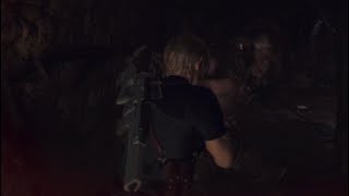 Resident Evil 4 Remake Leon's Head Lopped Off By Charging Garrador New Death Animation