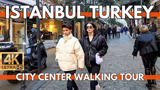 ISTANBUL TURKEY CITY CENTER WALKING TOUR AROUND GALATA TOWER,ISTIKLAL STREET | STREET FOODS,SHOPS