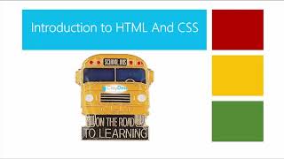 05 - introduction to HTML and CSS