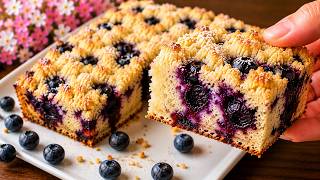 The Secret to the PERFECT Blueberry Cake! 🫐 Easy & Delicious! screenshot 2