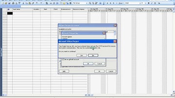 Connecting Project Pro to Project Server 2007