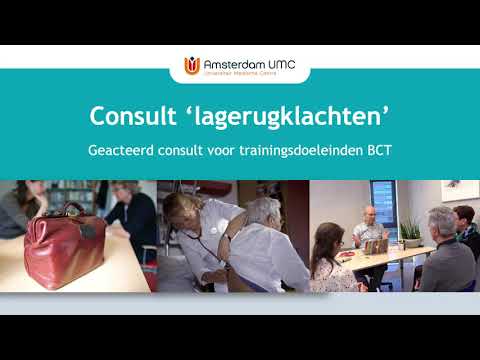 BCT - Lagerug klachten - Huisartsopleiding AmsterdamUMC