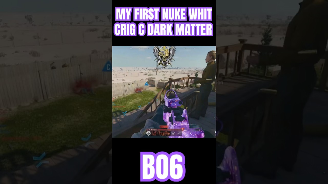 My FIrst Nuke whit Crig c 70 round mag Dark Matter skin 
