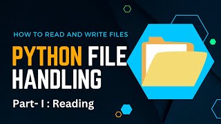 File Handling in Python | Reading Files in Python | Python File Handling | SuMyPyLab