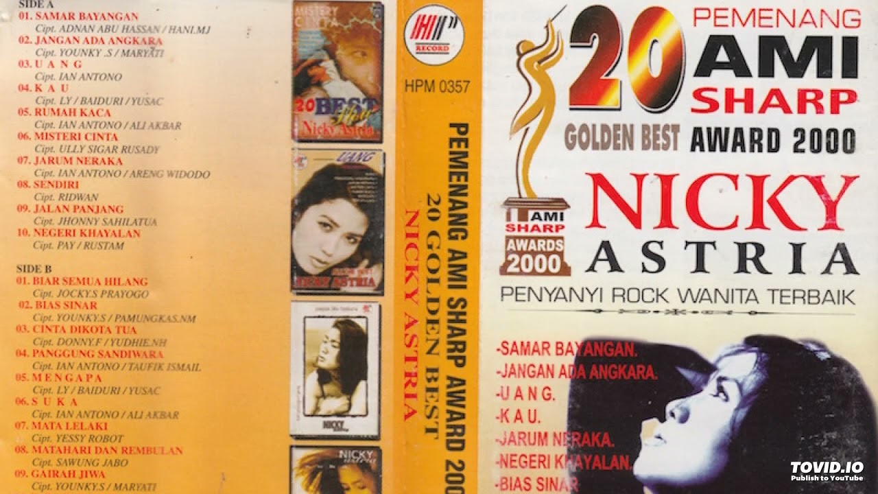 Nicky Astria - 20 Golden Best AMI Awards 2000 ( Full Album )