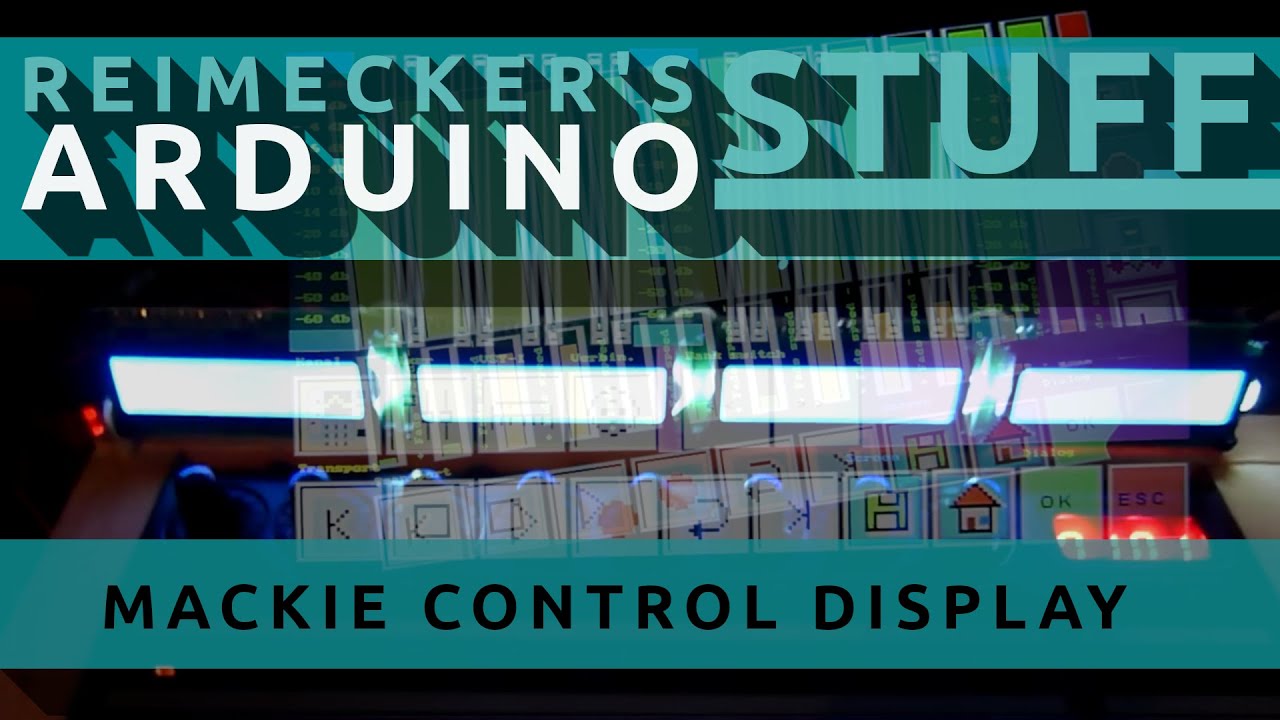 Bcf2000 Problem Display Arduino D.I.Y Mackie Control Display für Behringer BCF2000 - YouTube