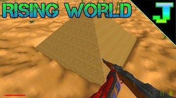 RISING WORLD! PART 24 - PYRAMID LOOT! | UPDATE 0.9.4