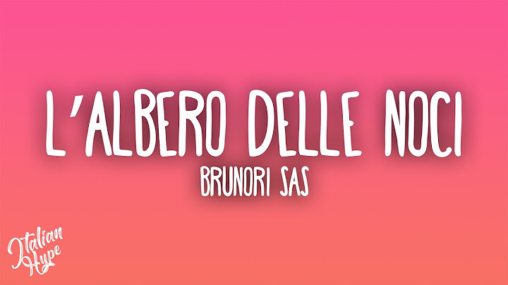 Brunori Sas - L'albero delle noci