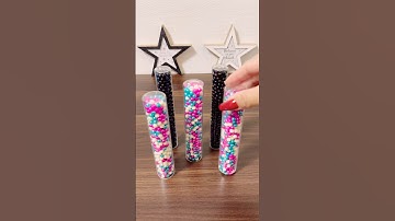 Satisfying Reverse Beads ASMR 💖🖤💖 #reverse #asmr #satisfying