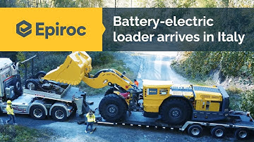 The first Scooptram ST14 Battery in Italy