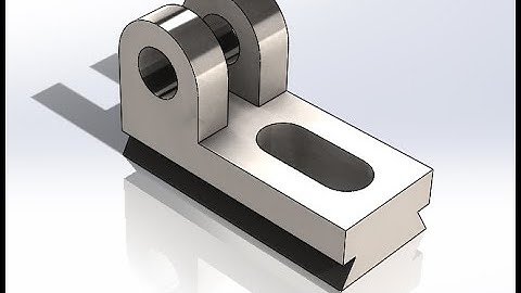 Solidworks Tutorial For Beginners____Dovetail bracket