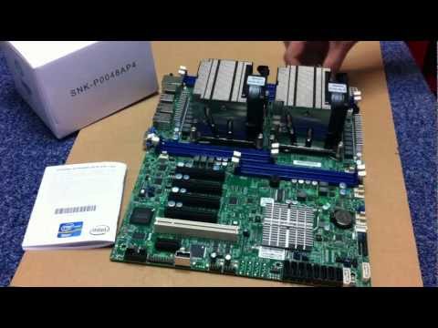 SuperMicro X9DRL-IF square SNK-P0048P Passive CPU Heatsink