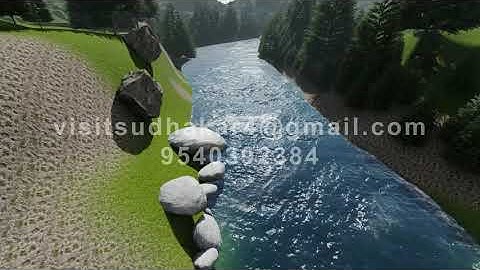 3d Mountain River Animation in Lumion 10