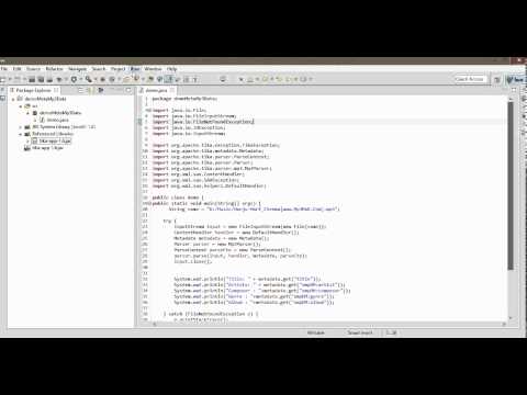 meta data of a mp3 song in java part 2