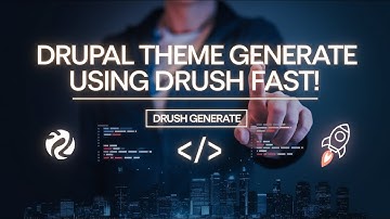 🚀 Generate a Drupal Theme with Drush in Minutes! | Step-by-Step Guide | #drupal #drupaltheming