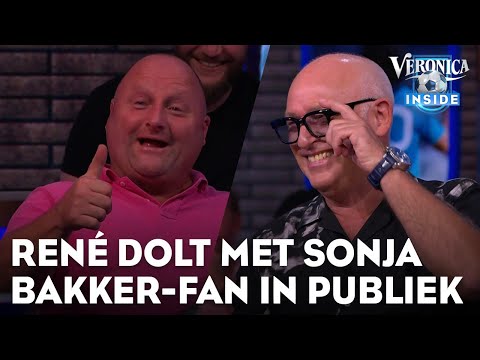 René dolt met Sonja Bakker-fan in publiek | VERONICA INSIDE