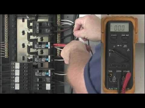 electrical panel breaker switch off voltage tester