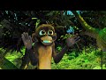 The elephant saved the monkey on top of the tree. - Sponsored by klasky csupo effects