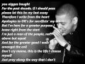 J cole  let nas down lyrics on screen