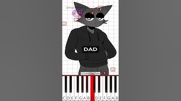 Wenda and Gray have a daughter? #sprunki #animation (@ToonsTimeTube) - Octave Piano Tutorial