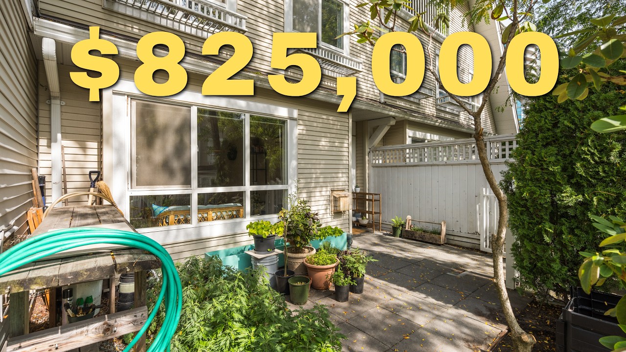 Tour a $825,000 Burnaby Townhome with TWO PARKING STALLS Steps to SkyTrain