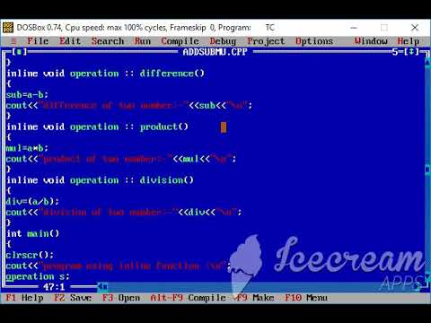 Write a c++ program using inline function