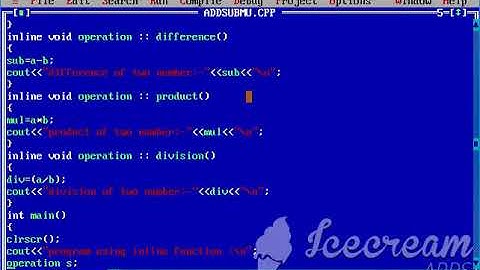 Write a c++ program using inline function