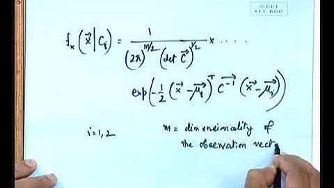 Bayes Classifier for Gaussian Distribution