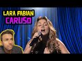 Lara fabian  caruso reaction first time hearing it