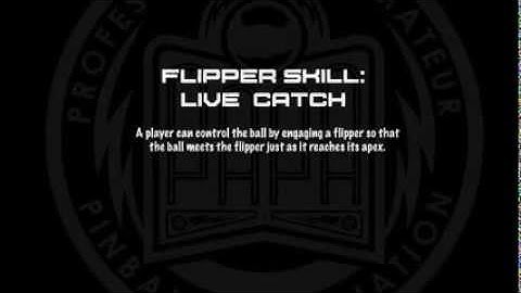 Pinball Flipper Skills - Live catch